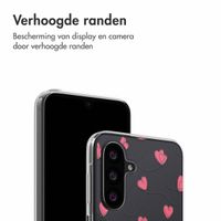 imoshion  Design hoesje Samsung Galaxy A26 - Dusty Rose Connected Hearts