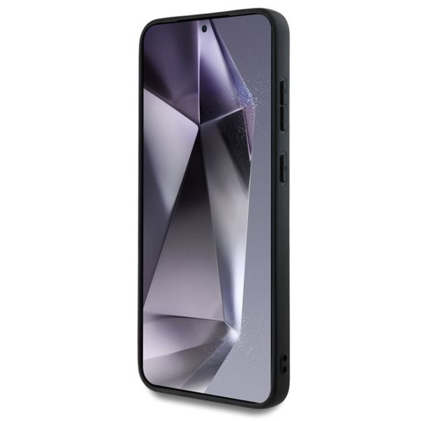 Guess Classic 4G Logo Backcover met MagSafe Samsung Galaxy S25 Plus - Zwart