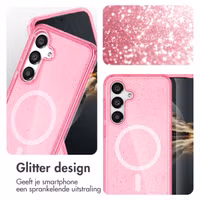 imoshion Sparkle Backcover met MagSafe Apple iPhone 16 Pro Max - Glitter Roze