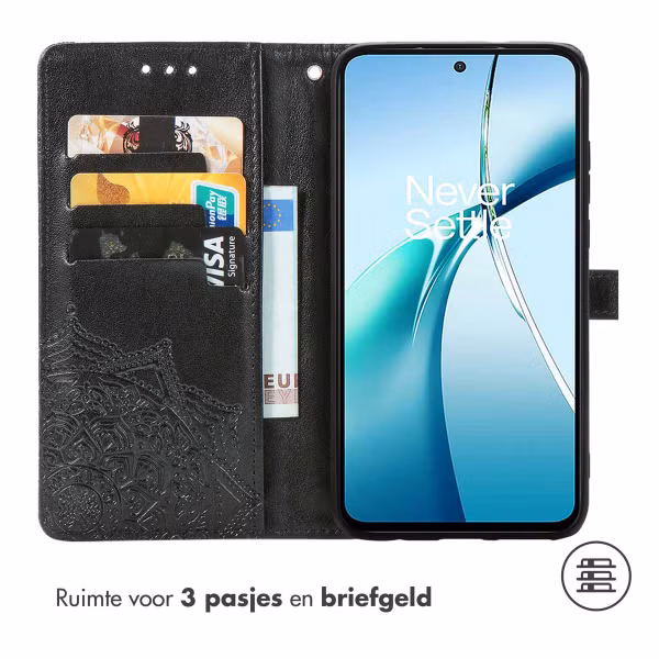 imoshion Mandala Bookcase Oppo Reno 13 F (5G) - Zwart