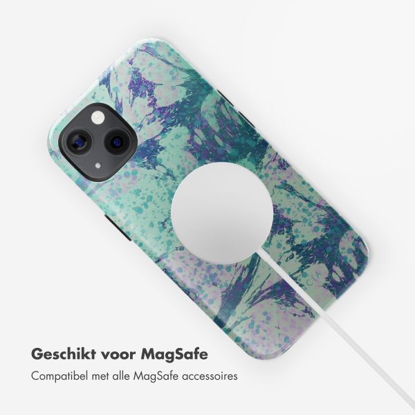 Selencia Vivid Backcover met MagSafe Apple iPhone 13 - Fresh Paint Green