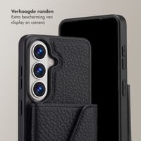 Selencia Sera Telefoonhoes met Koord en Envelop Pashouder Samsung Galaxy A27 (5G) - Zwart