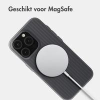 Accezz Lite Backcover met MagSafe | Fluted | Apple iPhone 15 Pro - Grijs