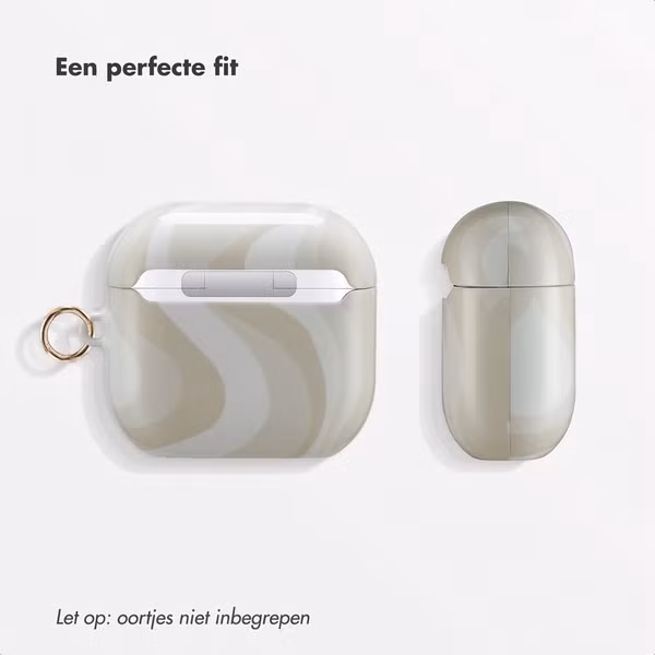 Selencia Vivid Case  Apple Airpods 4 - Desert Waves Beige