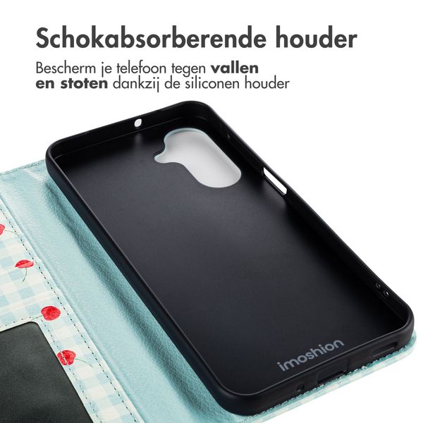 imoshion Design Bookcase Samsung Galaxy A17 (5G) / (4G) - Cherry Check