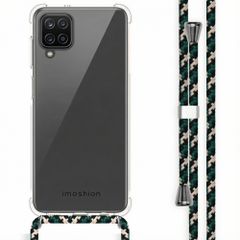 imoshion Backcover met koord Samsung Galaxy A12 - Green Multi Color