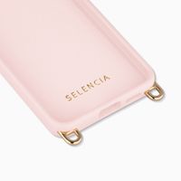 Selencia Rivièra MagSafe Backcover met afneembare haakjes Samsung Galaxy S25 / S24 - Sorbet Pink