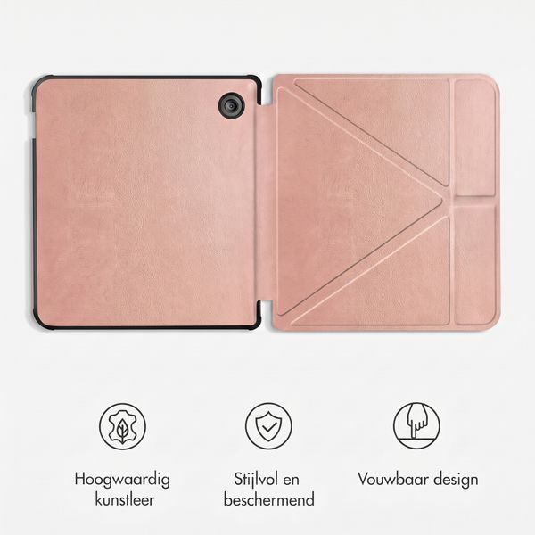 imoshion Vouwbare Bookcase Kobo Libra Colour - Rosé Goud