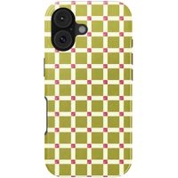 Selencia Vivid Backcover Apple iPhone 17 - Check This Olive