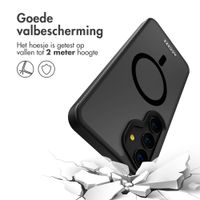 Accezz Rugged Frosted MagSafe Backcover Samsung Galaxy S24 Plus - Zwart