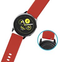 imoshion Siliconen bandje Samsung Galaxy Watch 4 / 5 / 6 / 7 / FE (20 mm) - Rood