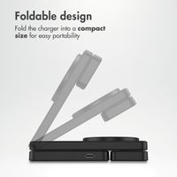 Accezz 3-in-1 Foldable Wireless MagSafe Charger - 20W - Black
