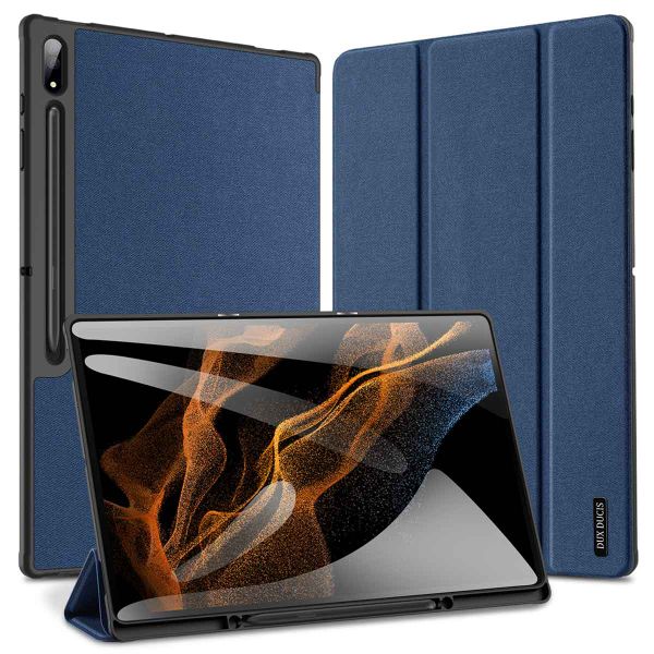 Dux Ducis Domo Bookcase Samsung Galaxy Tab S8 Ultra - Blauw