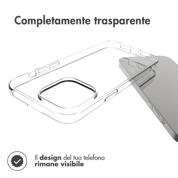 Accezz Clear Backcover Apple iPhone 14 Pro Max - Transparant
