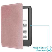 imoshion Slim Hard Case Bookcase Amazon Kindle (2024) / Amazon Kindle (2022) 11th gen - Rosé Goud