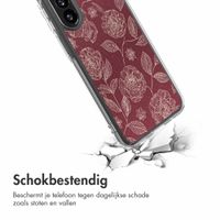 imoshion Design hoesje Samsung Galaxy A18 (4G) / A17 (4G/5G) - Deep Rose