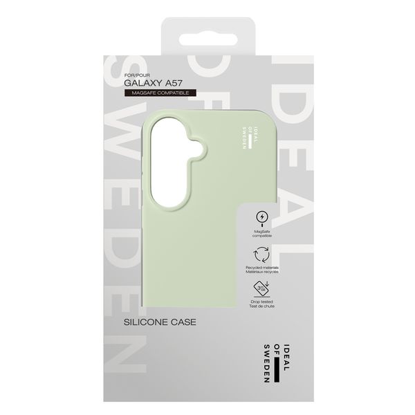 iDeal of Sweden Silicone Case met MagSafe Samsung Galaxy A57 (5G) - Sage Green