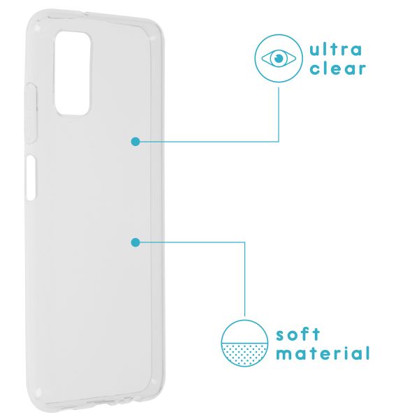 imoshion Softcase Backcover Samsung Galaxy A03s - Transparant