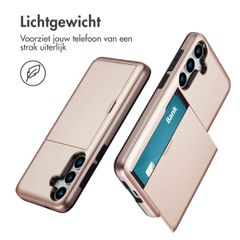 imoshion Backcover met pasjeshouder Samsung Galaxy S25 Plus - Rosé Goud