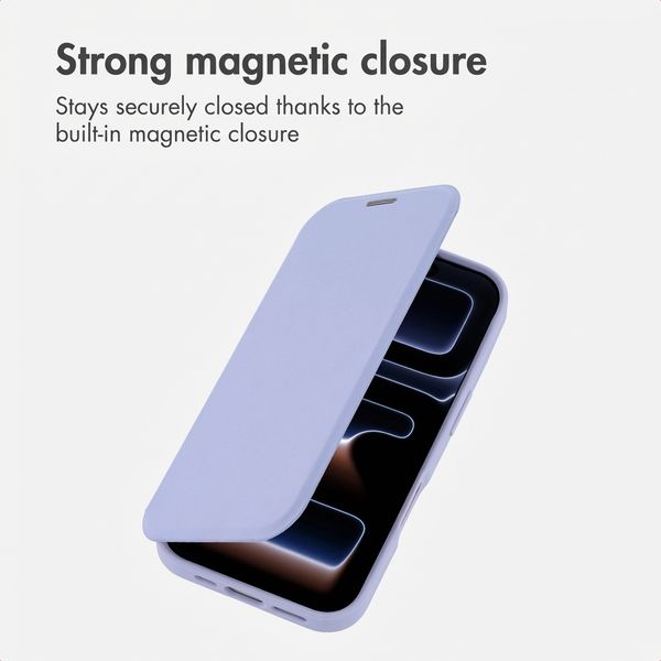 imoshion Transparent Bookcase with MagSafe Apple iPhone 17 Pro - Lilac