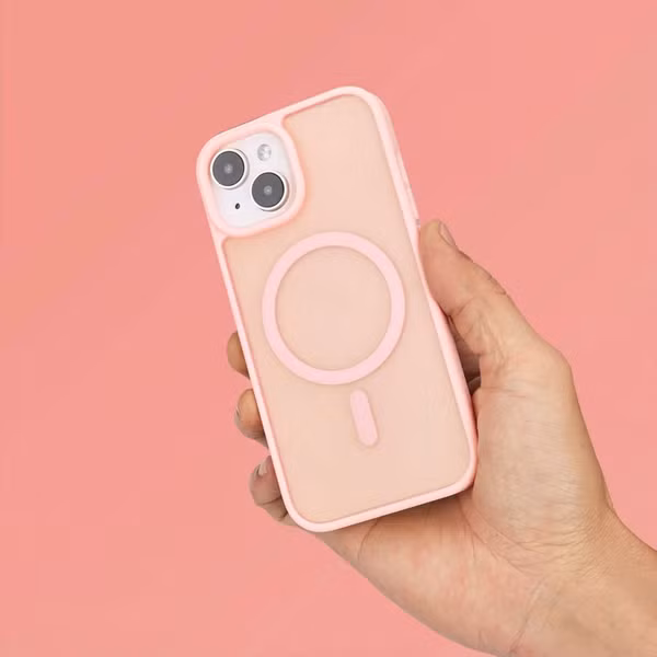 imoshion Color Guard Backcover met MagSafe Apple iPhone 15 - Lichtroze