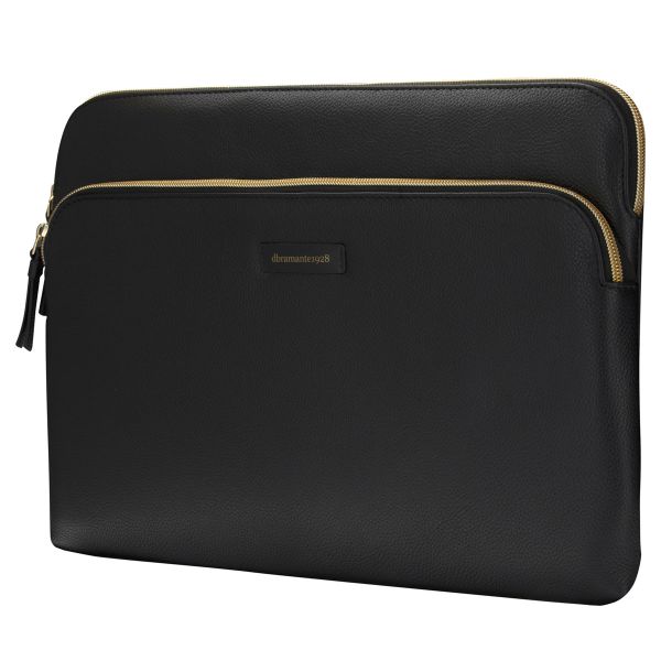 dbramante1928 Paris+ Sleeve - Laptop hoes 13 inch - Echt leer - MacBook Pro / Air 13 inch - Night Black