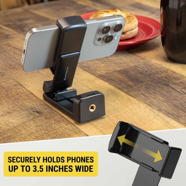 Scosche Travel Mount - Telefoonhouder - Verstelbaar - Klem - Zwart