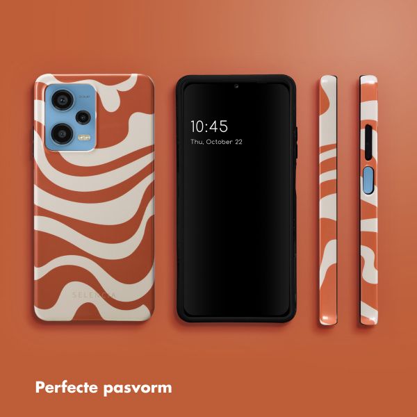 Selencia Vivid Tough Backcover Xiaomi Redmi Note 12 Pro - Dream Swirl Orange