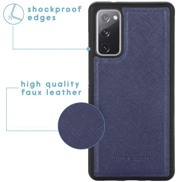 imoshion Luxe Portemonnee Samsung Galaxy S20 FE - Donkerblauw