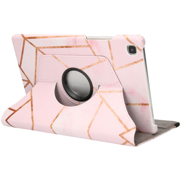 imoshion 360° Draaibare Design Bookcase Galaxy Tab A7 - Pink Graphic