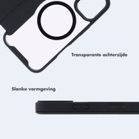 imoshion Transparante Bookcase met MagSafe Apple iPhone 16 - Zwart