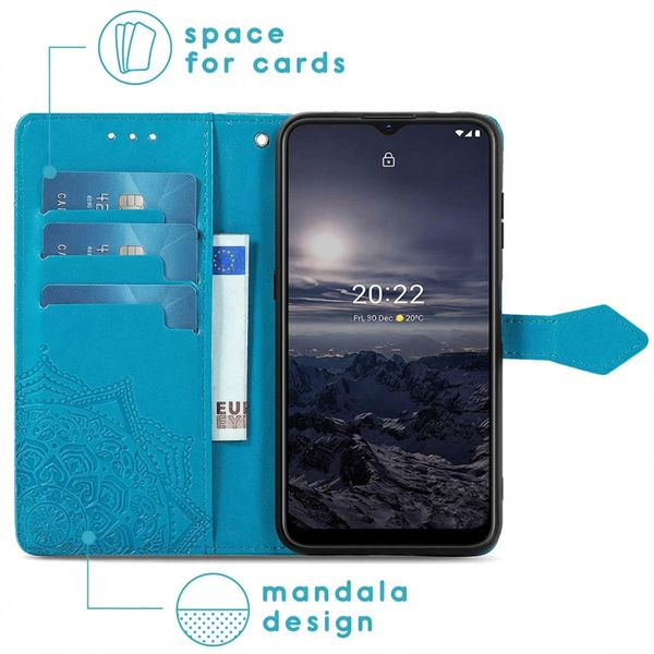 imoshion Mandala Bookcase Nokia G11 / G21 - Turquoise