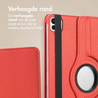 imoshion 360° draaibare Bookcase Apple iPad Air 11 inch (2026) M4 / (2025) M3 / (2024) M2 / Air 5 (2022) / Air 4 (2020) / Pro 11 (2018/2020) - Rood