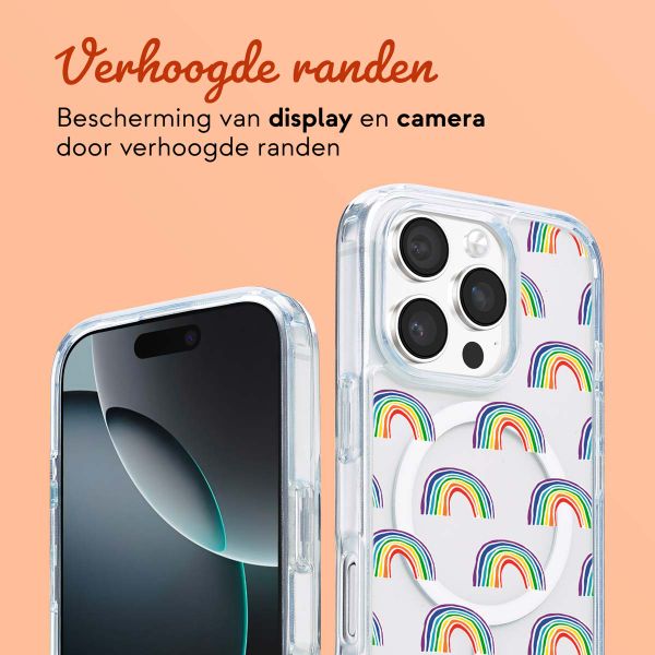 Ontwerp je eigen MagSafe Backcover met afneembaar koord Apple iPhone 16 Pro - Transparant