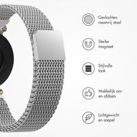 imoshion Milanees magnetisch bandje Garmin Lily 2 - Zilver