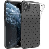 imoshion Design hoesje iPhone 11 Pro - Hartjes - Zwart