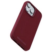 Njorð Collections Suède Comfort+ Case MagSafe iPhone 15 Pro Max - Red