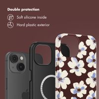 Selencia Vivid Back Cover with MagSafe Apple iPhone 14 - Choco Flower Pop