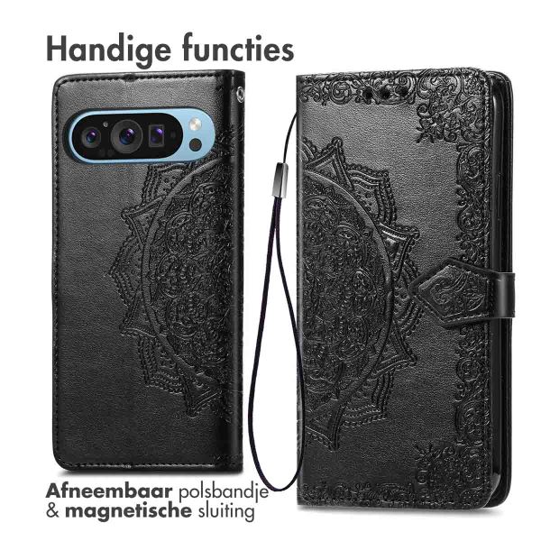 imoshion Mandala Bookcase Google Pixel 10 / 10 Pro - Zwart