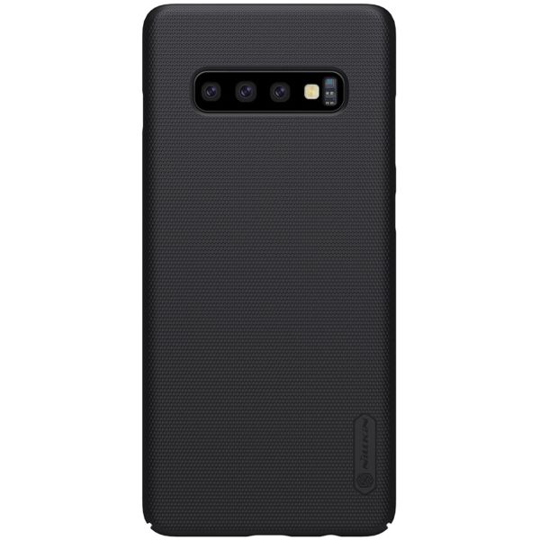 Nillkin Super Frosted Shield Case Samsung Galaxy S10 - Zwart