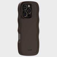 Holdit Wavy Case Apple iPhone 16 Pro - Chocolate
