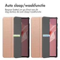 imoshion Trifold Bookcase Lenovo Tab P12 - Rosé Goud