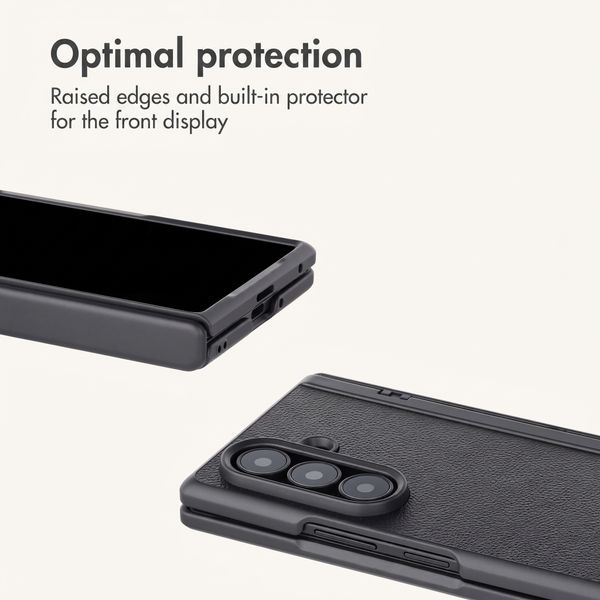 imoshion Faux Leather Slim Case Samsung Galaxy Z Fold 8 Ultra - Black