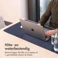imoshion Bureau onderlegger 90 x 45 cm - M - Donkerblauw