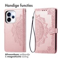 imoshion Mandala Bookcase Oppo Reno15 F (5G) - Rose Gold