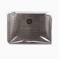 Selencia Croco laptop hoes 15-16 inch - Laptopsleeve - Choco Brown