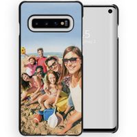 Ontwerp je eigen Samsung Galaxy S10 hardcase hoesje - Zwart