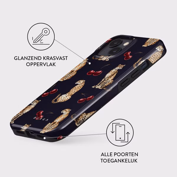 Burga Tough Backcover MagSafe Apple iPhone 15 - Cougar