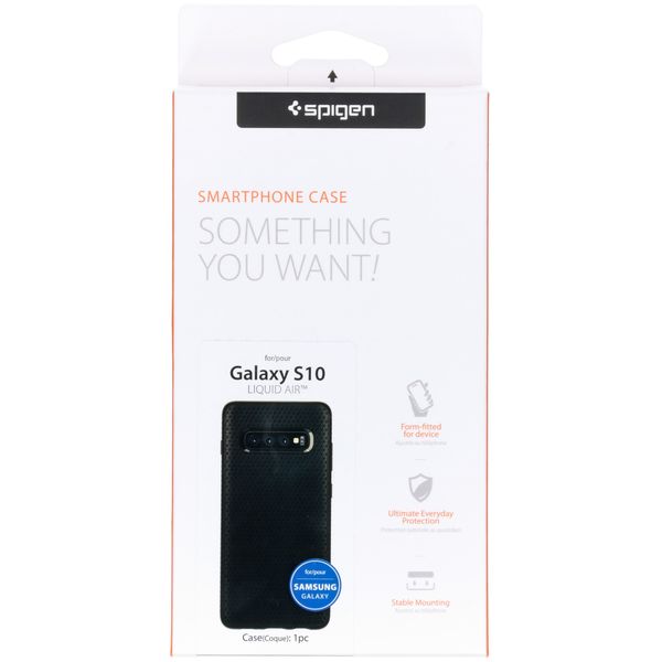 Spigen Liquid Air™ Backcover Samsung Galaxy S10 - Zwart
