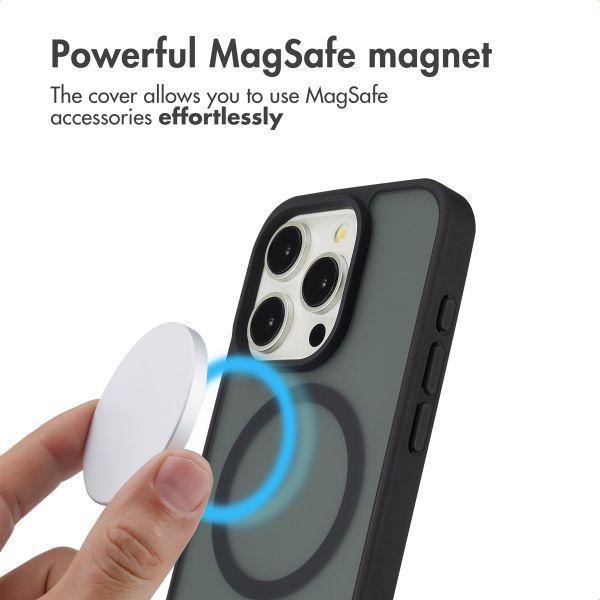 imoshion Colour Guard Back Cover with MagSafe Apple iPhone 15 Pro - Black
